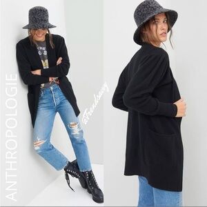 ANTHROPOLOGIE 100% Cashmere Sweater Cardigan Top
